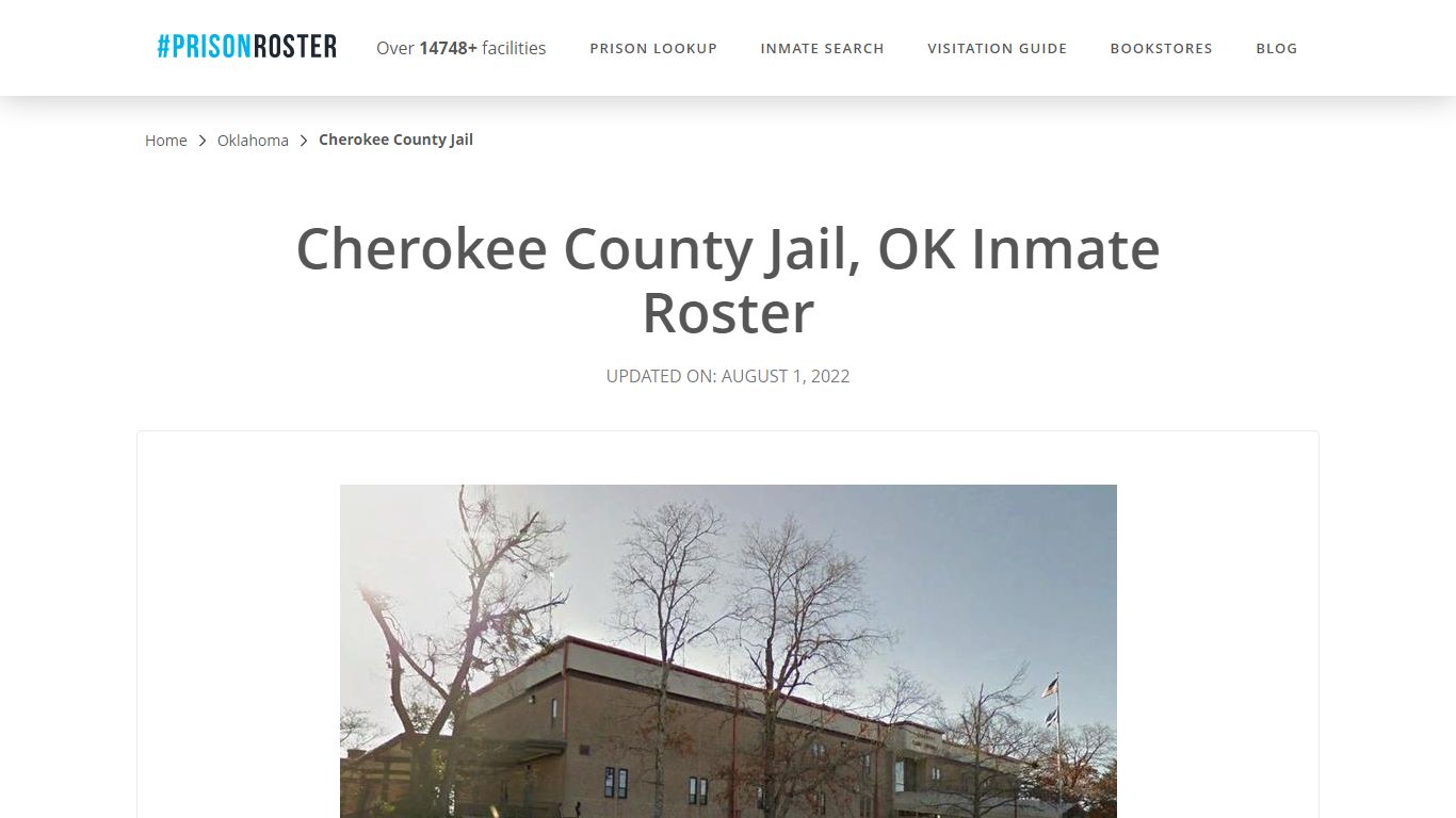 Cherokee County Jail, OK Inmate Roster - Prisonroster